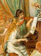 Pierre-Auguste Renoir Girls at the Piano, painting